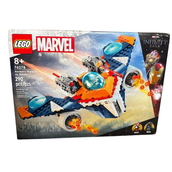 LEGO Marvel 76278 Rocket’s Warbird vs Ronan – Infinity Saga Set (290 pcs) - Picture 1 of 4